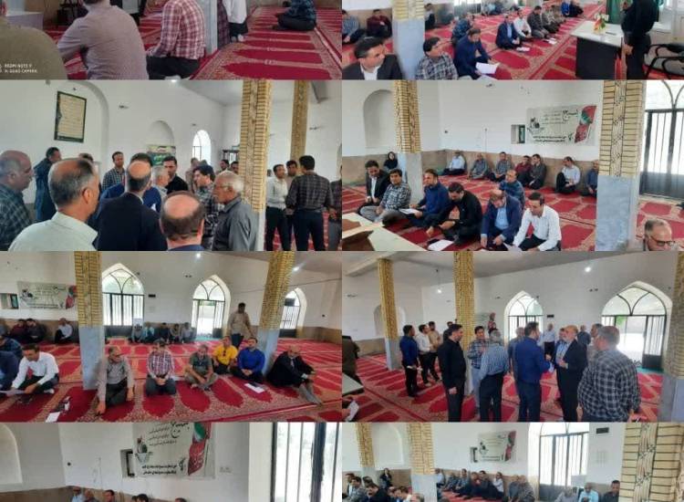 برگزاری میز خدمت در روستا های کمتر برخوردار