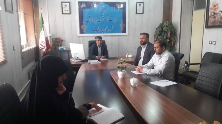 جلسه هماهنگی با مسئولان آموزش و پرورش شهرستان بوانات
