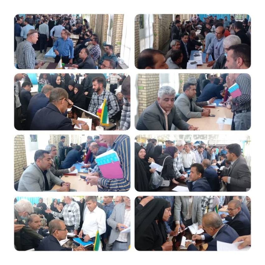 برگزاری برنامه میز خدمت با شرکت تعداد ۳۵ نفر از مدیران