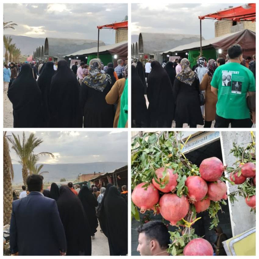 حضور تیم تذکر لسانی در جشنواره انار فاروق